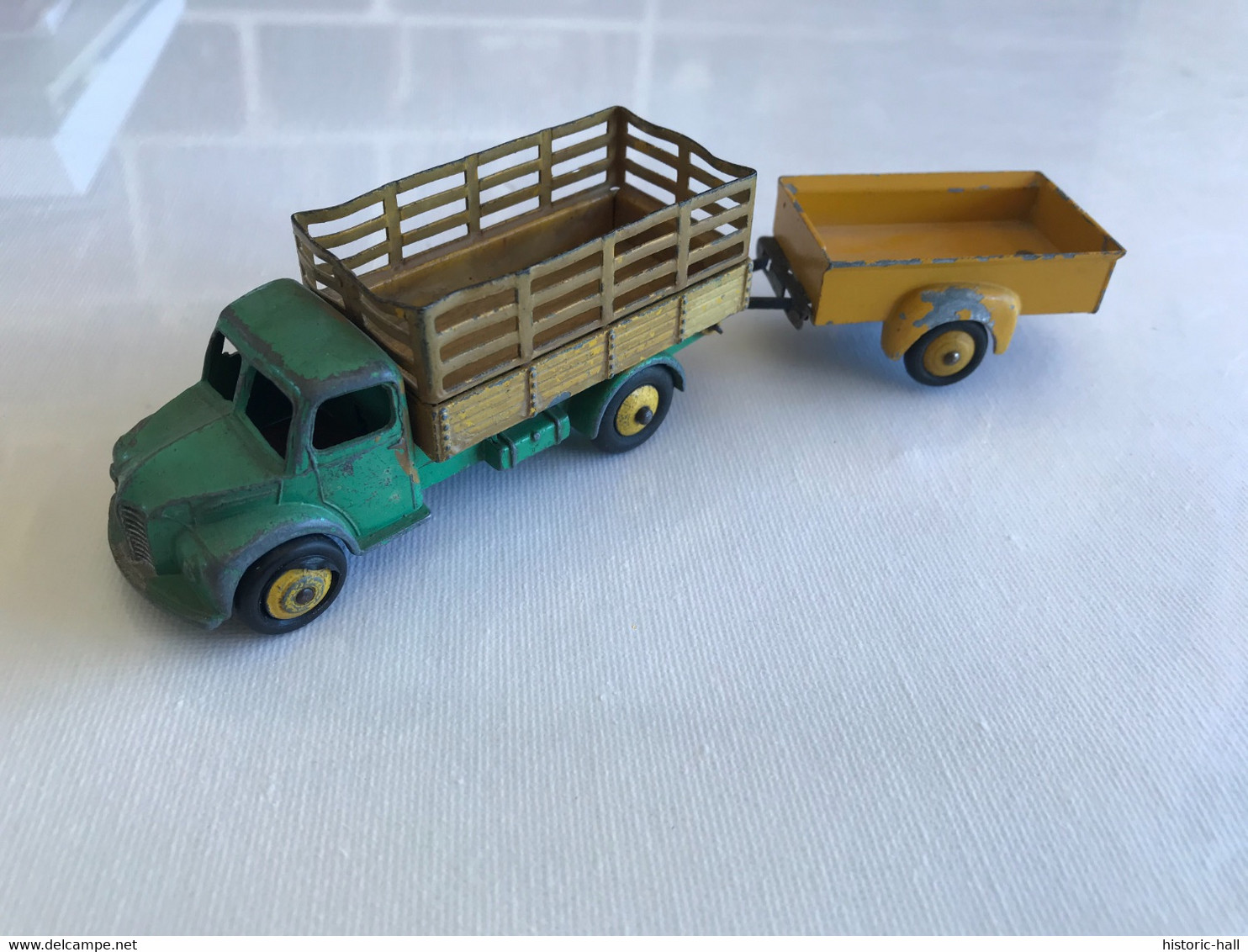 DINKY TOYS ENGLAND  / MECCANO - 343 - DODGE Maraicher & Remorque - Dinky