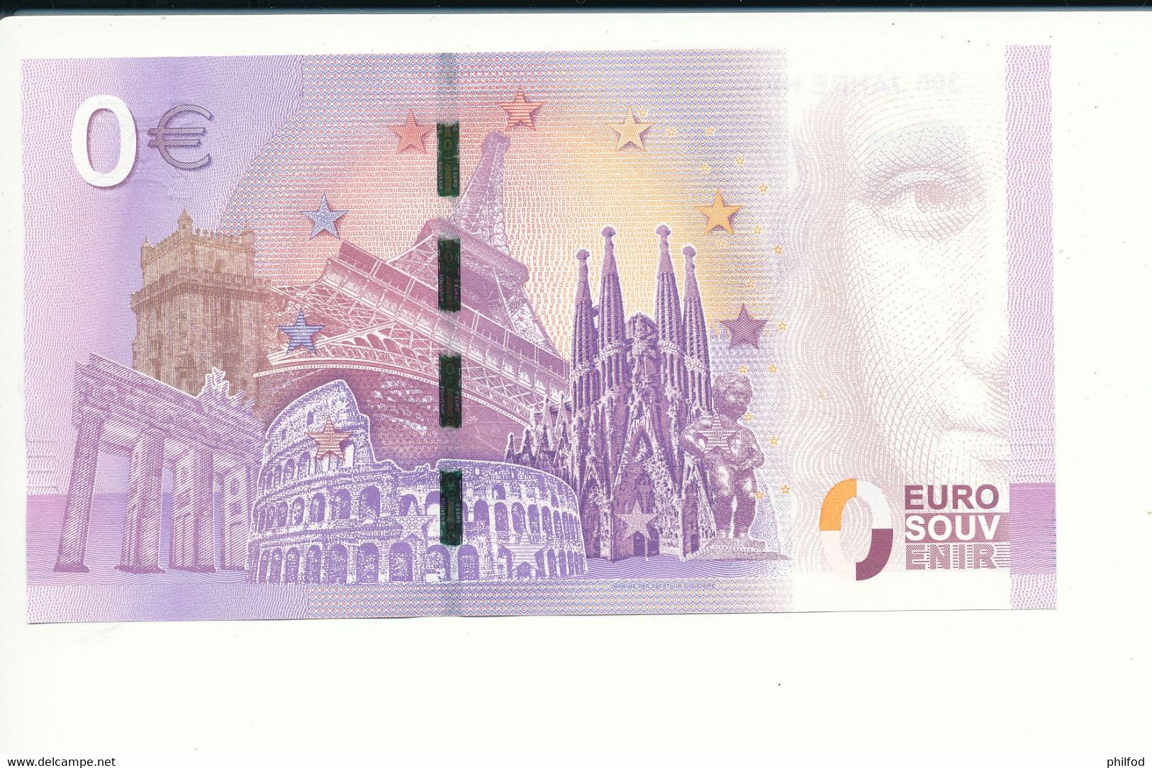 Billet Souvenir - 0 Euro - XEJF - 2017-2 - 300 JAHRE HERKULES 1717-2017 - N° 16656 - Lots & Kiloware - Banknotes