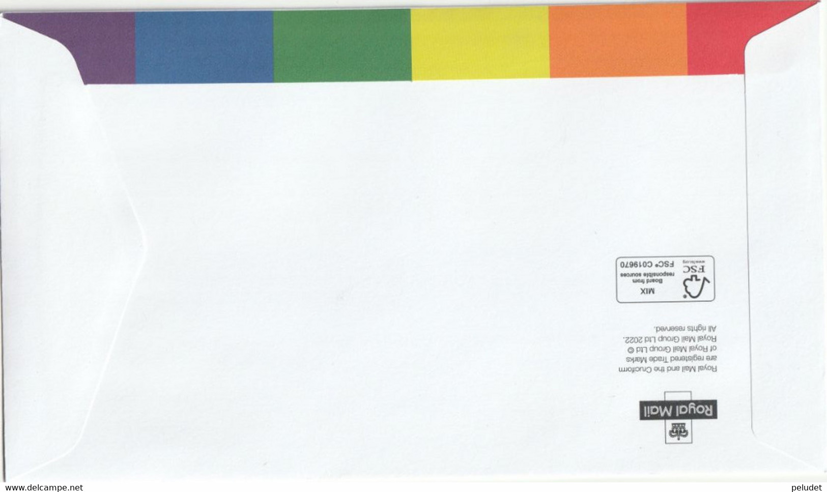 United Kingdom 2022 Pride FDC "love" - 2021-... Em. Décimales