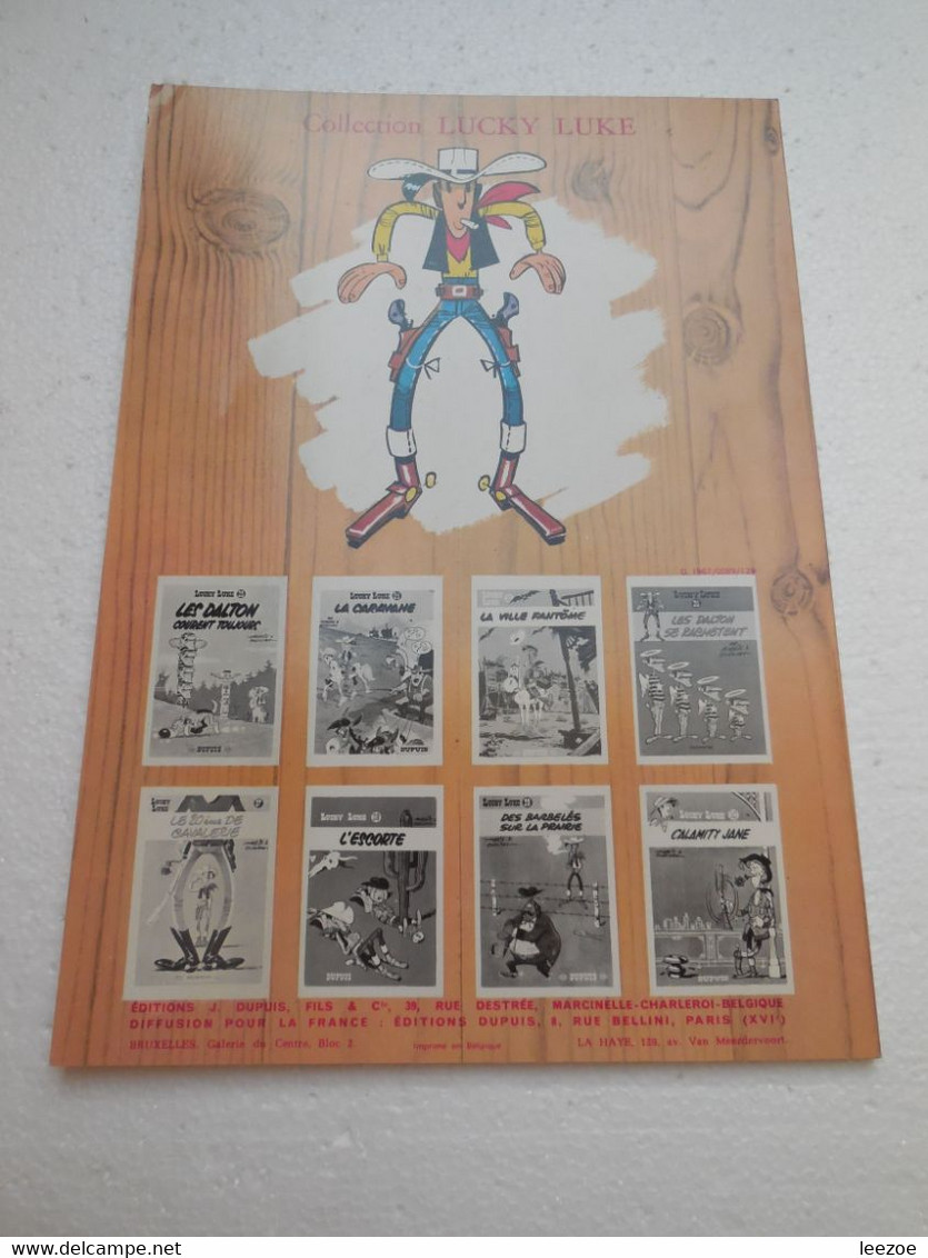 BD Lucky Luke Rodéo 1967 Avec Dessin Attaque De Diligences ..PIN01.22 - Lucky Luke