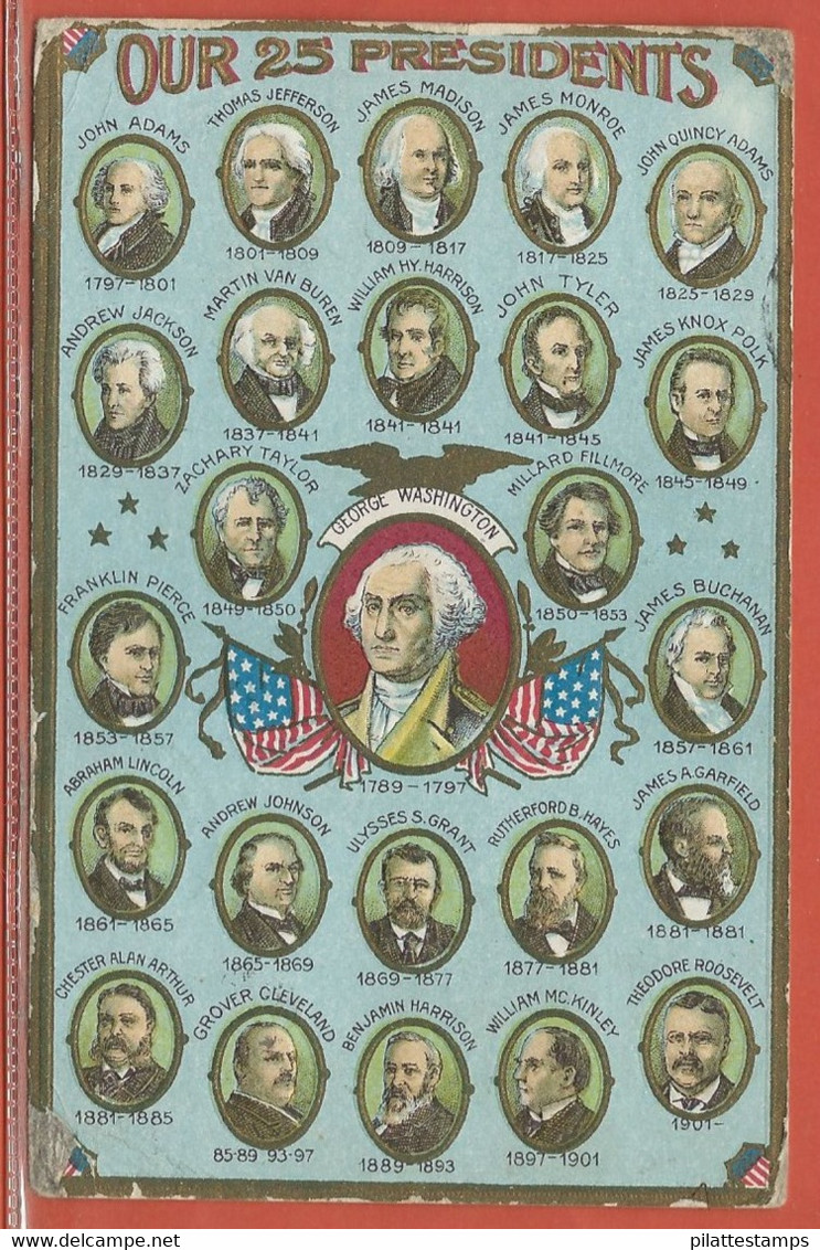 WASHINGTON ETATS UNIS CARTE DE 1908 - George Washington