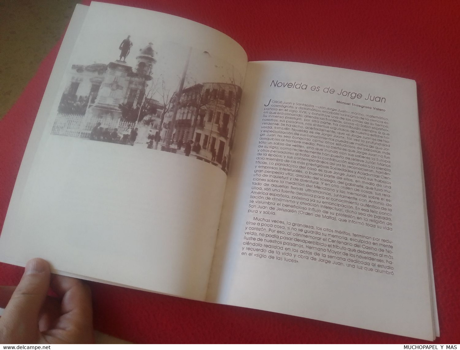 PROGRAMA REVISTA O SIMIL..CASINO DE NOVELDA CENTENARIO 1888-1988 SEMANA DEDICADA A JORGE JUAN Y SANTACILIA..ALICANTE SPA - Histoire Et Art