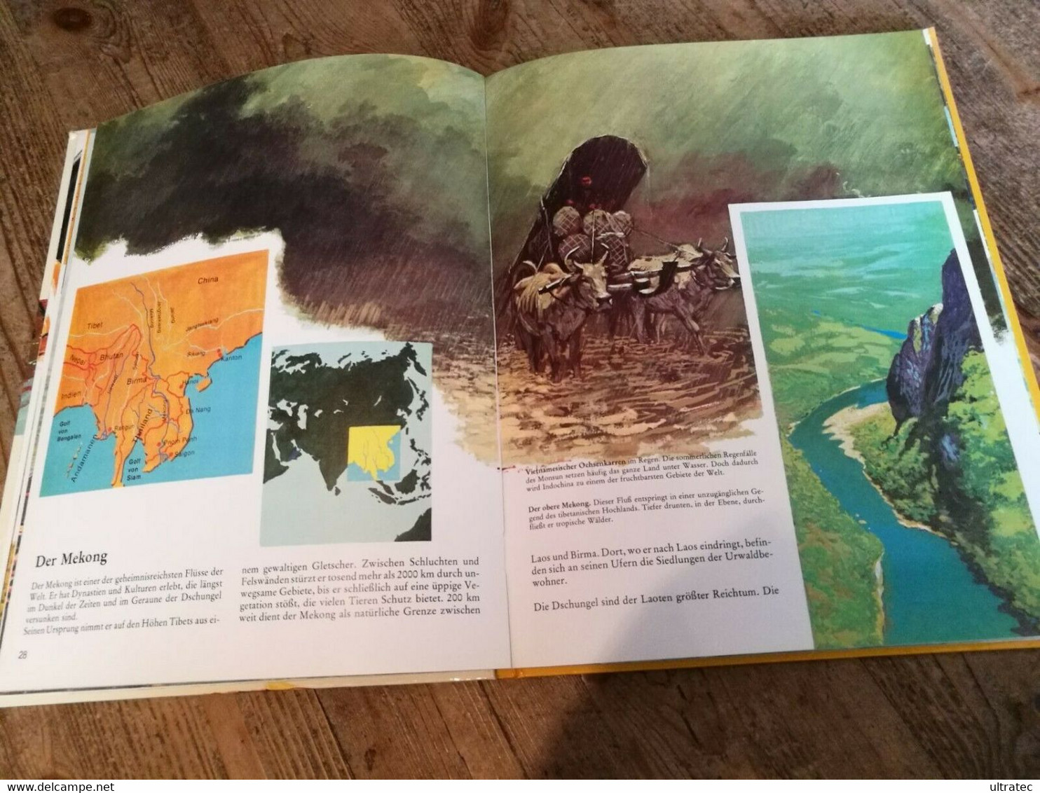 Bunter Bilder Kosmos: Asien. Entlang Der Großen Ströme 1976 Kinder- Jugendbuch - Sapere