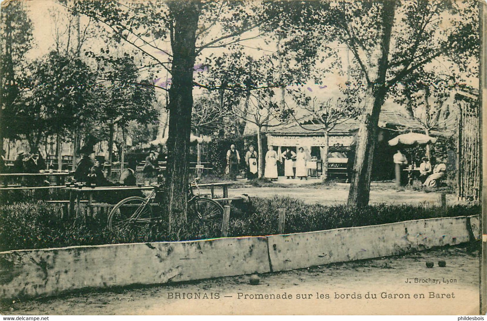 RHONE  BRIGNAIS  Promenade Sur Les Bords Du Garon En Baret - Brignais