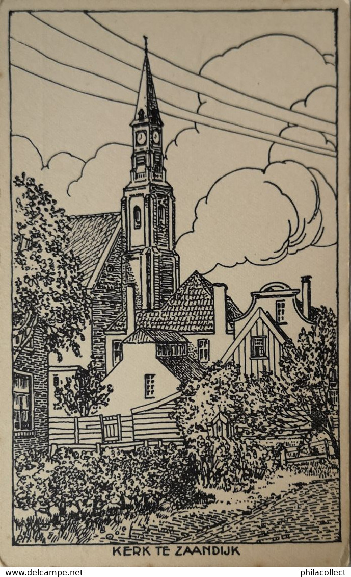 Zaandijk // Kerk Te Zaandijk (niet Standaard) 19??uitg.C.Mulder - Zaanstreek