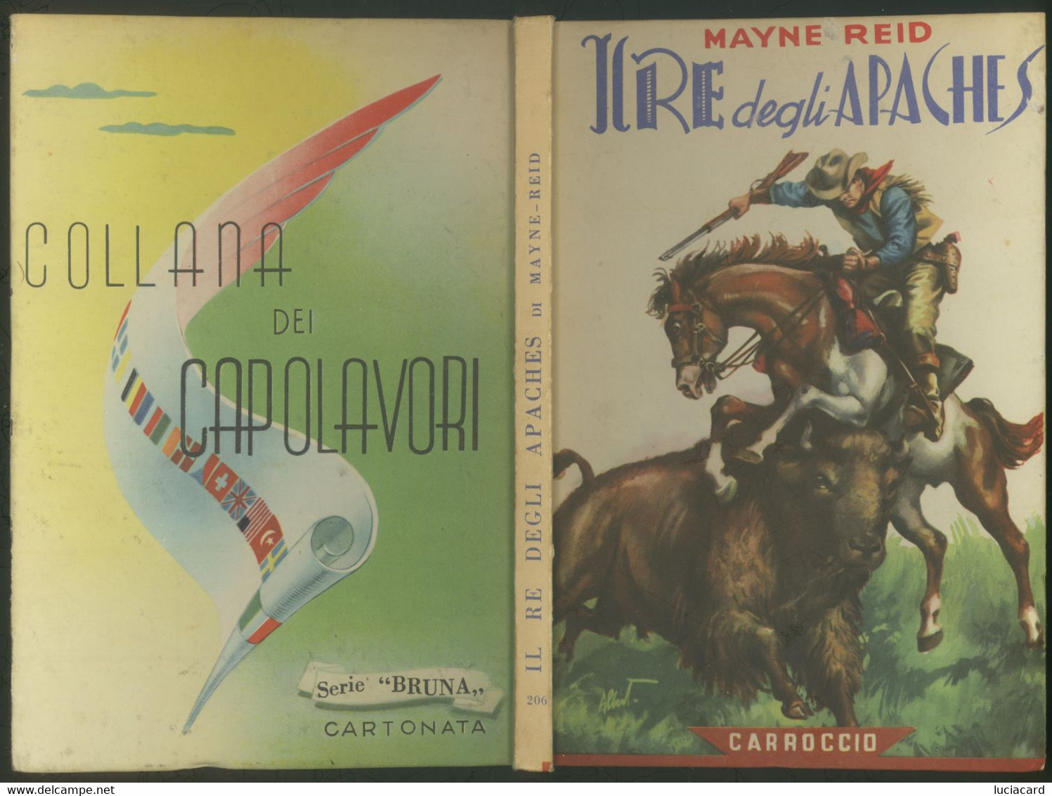 IL RE DEGLI APACHES -MAYNE REID -CARROCCIO 1953 - Niños Y Adolescentes