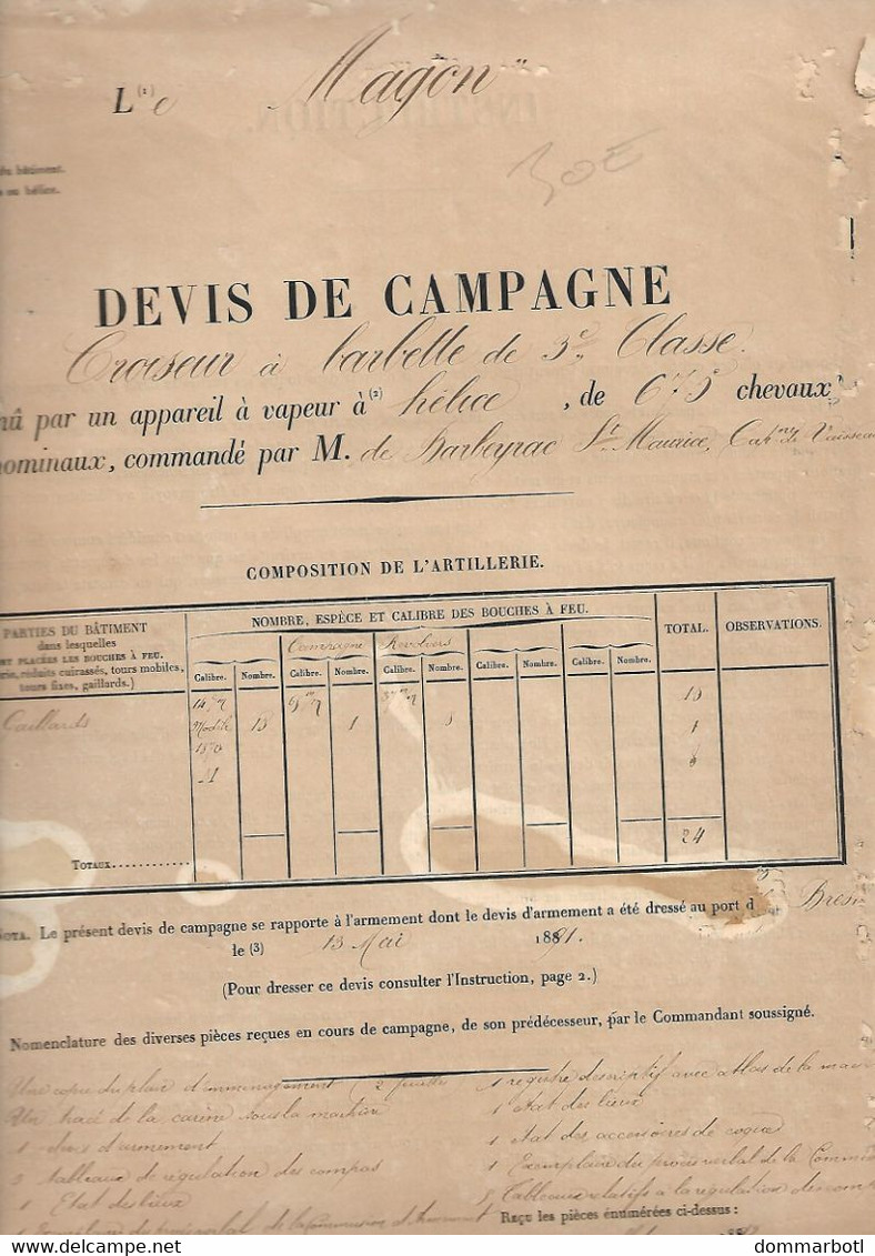 Devis De Campagne - Schiffe