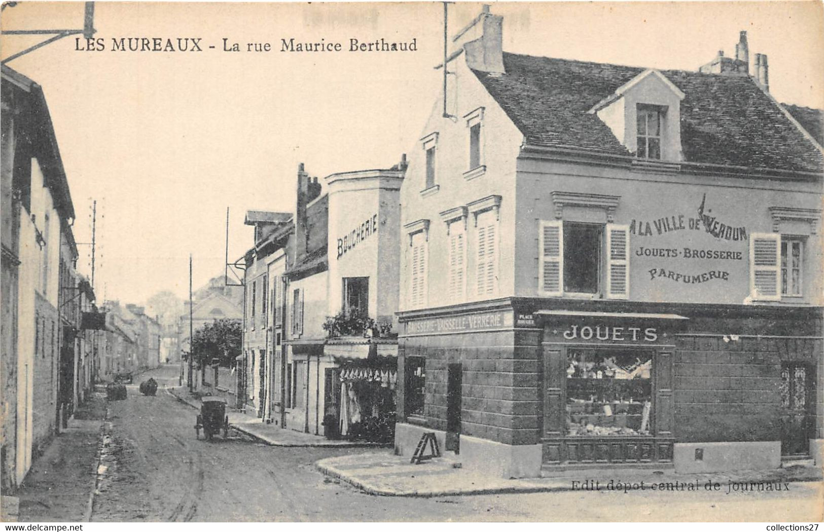 78-LES-MUREAUX- LA RUE MAURICE BERTHAUD - Les Mureaux