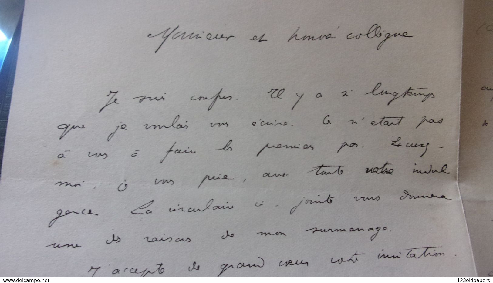 RARE LAS DE JOSEPH JACQUES PERICARD CROIX DE FEU LEGION FRANCAISE DES COMBATTANTS SAINT FLORENTIN INDRE - Politiek & Militair