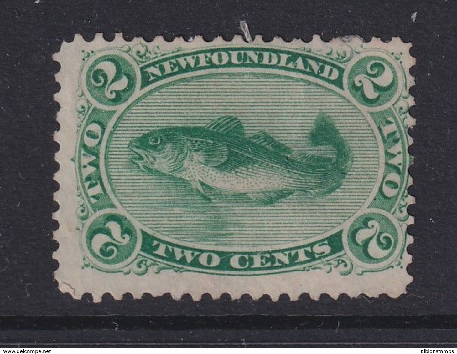 Newfoundland, Scott 24 (SG 25), MNG (no Gum) - 1857-1861