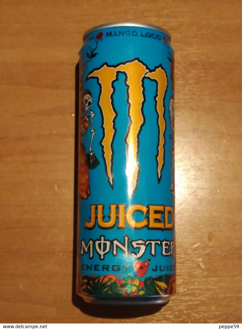 Lattina Italia - Energy Drink Monster Juiced - Mango Loco 355ml ( Vuota ) - Cannettes