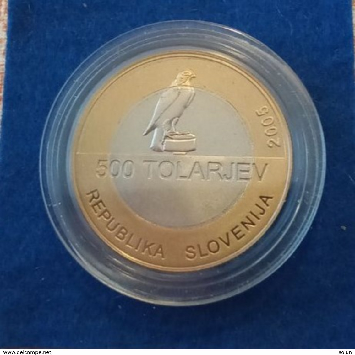 500 TOLAR TOLARJEV TOLARS 2005 PROOF 100 Let Slovenske Sokolske Zveze Polir - Slovénie