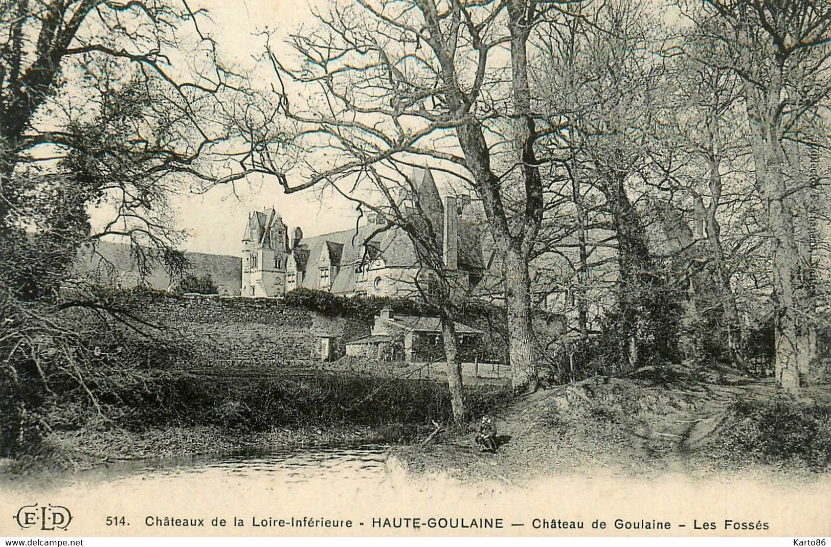 Haute Goulaine * Château De Goulaine , Les Fossés * Château De La Loire Inférieure N°514 - Haute-Goulaine