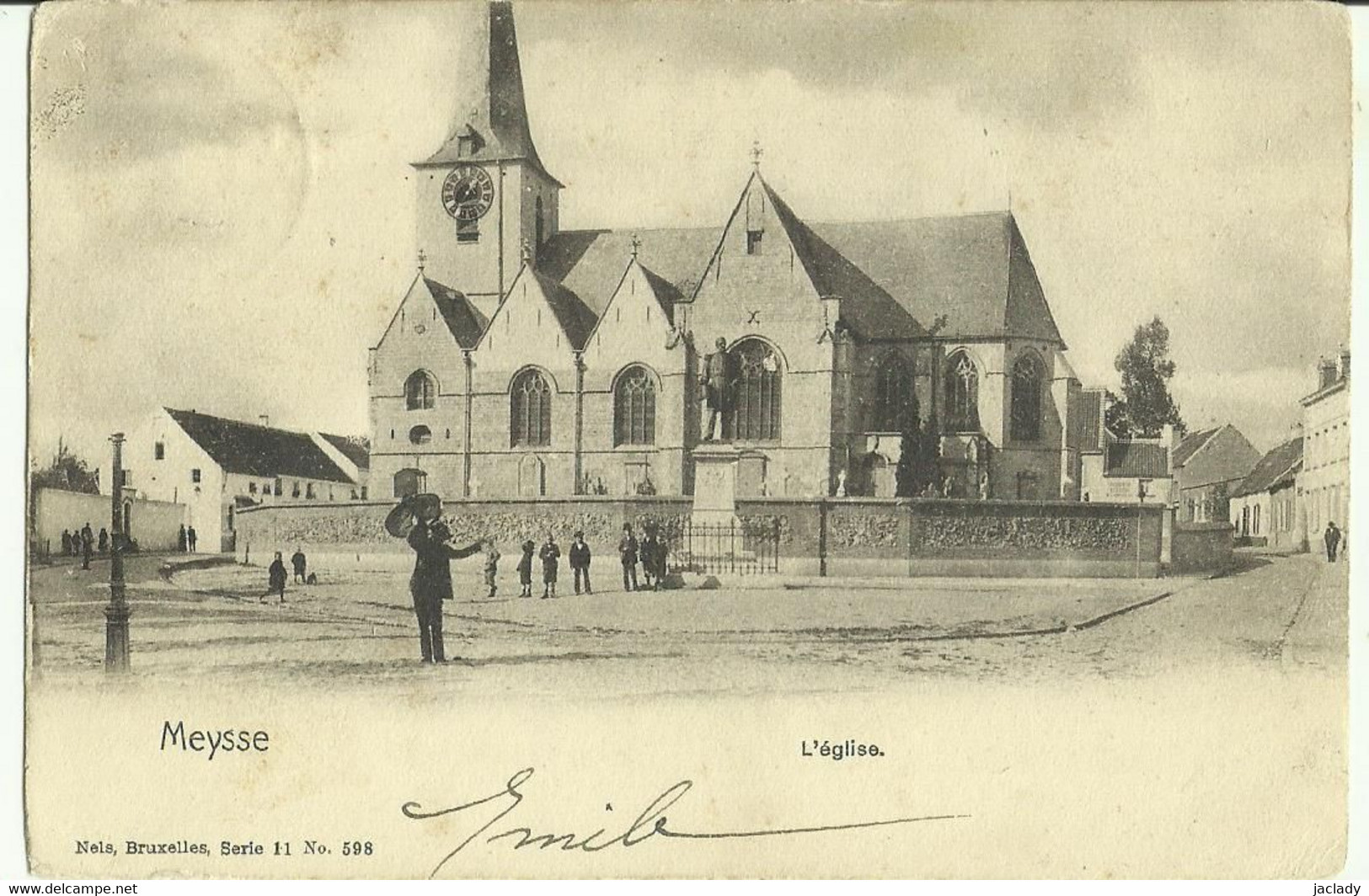 Meise - Meysse -- L' Eglise.     (2 Scans) - Meise