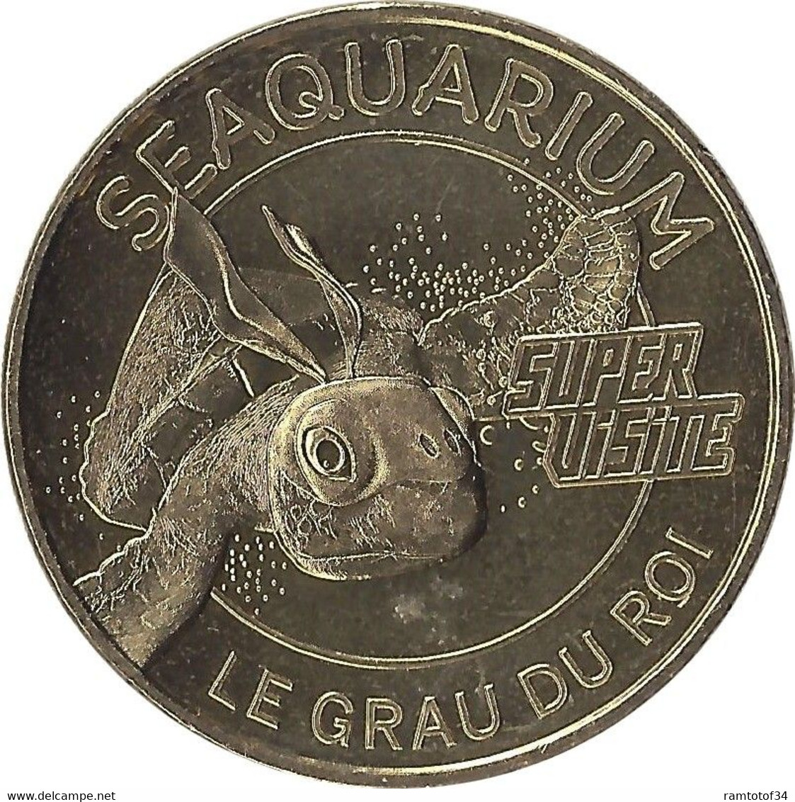 2022 MDP354 - LE GRAU-DU-ROI - Seaquarium 8 (super Visite-tortue) / MONNAIE DE PARIS 2022 - 2022