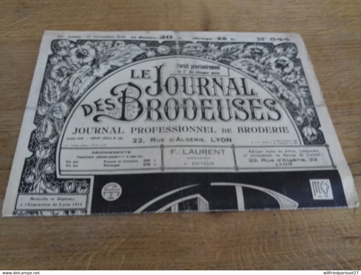 28/ LE JOURNAL DES BRODEUSES N° 644 1948 - Moda