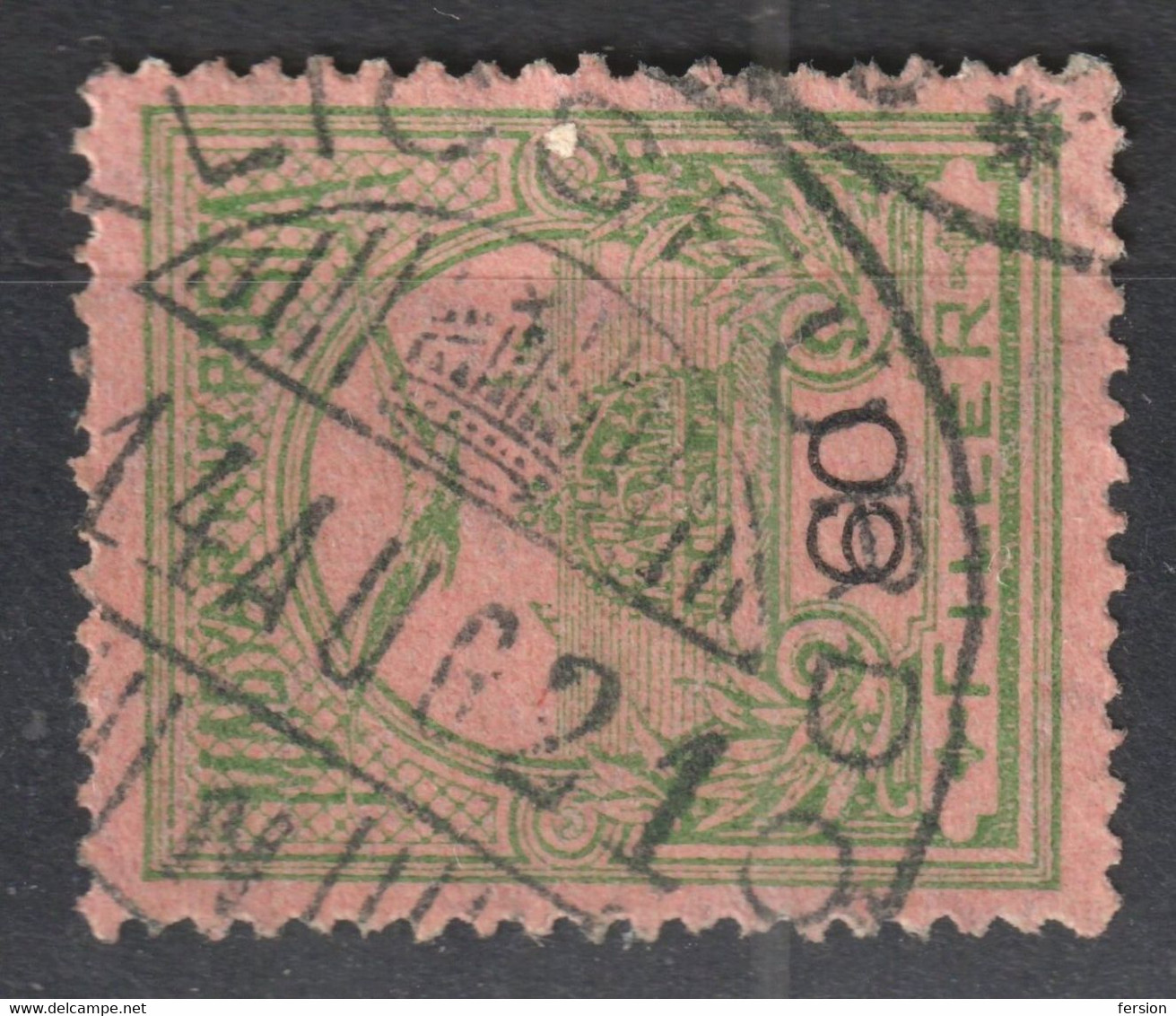 PALICSFÜRDŐ Palics PALIC Postmark TURUL SHS 1914 Hungary SERBIA Vojvodina BÁCS BODROG Backa County KuK 60 Fill - Prefilatelia