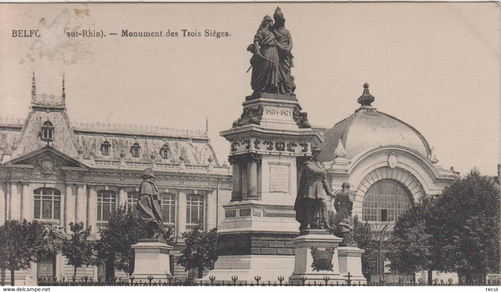 TERRITOIRE DE BELFORT -  BELFORT Haut Rhin - Monument Des Trois Sièges ( - Avec Spécificité Haut Rhin ) - Belfort – Siège De Belfort