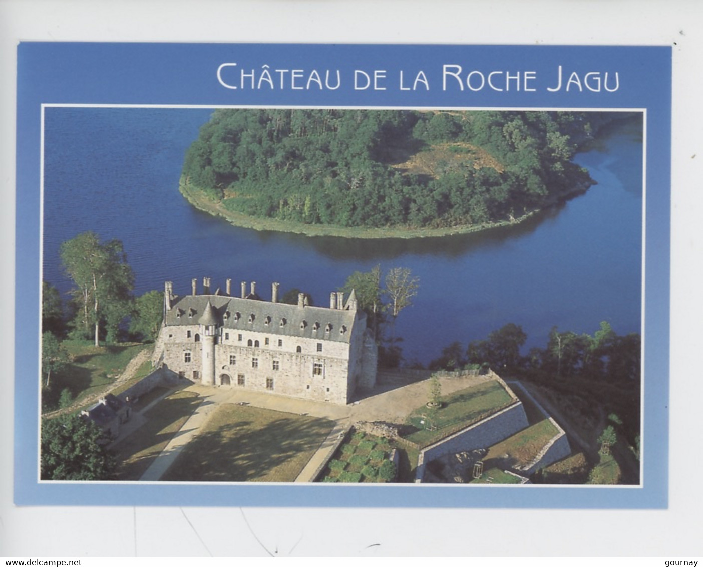Ploëzal-Runan : Château De La Roche Jagu, Du XVè Sur La Rive Du Trieux (cp Vierge N°4387 Jack Couleurs De Bretagne) Aéri - Ploëzal