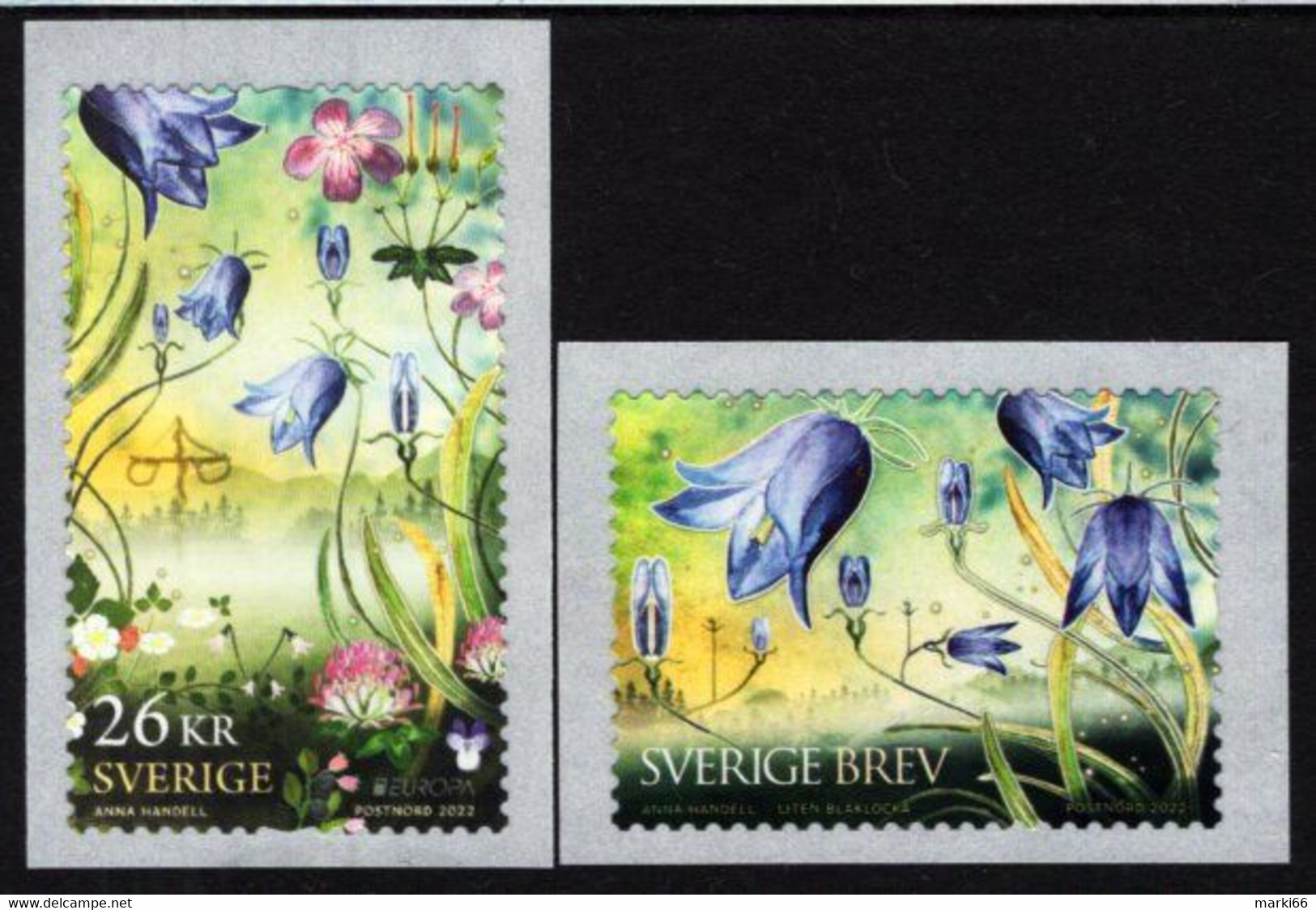 Sweden - 2022 - Europe CEPT - Myths And Legends - Midsummer Night - Mint Self-adhesive Coil Stamp Set - Unused Stamps