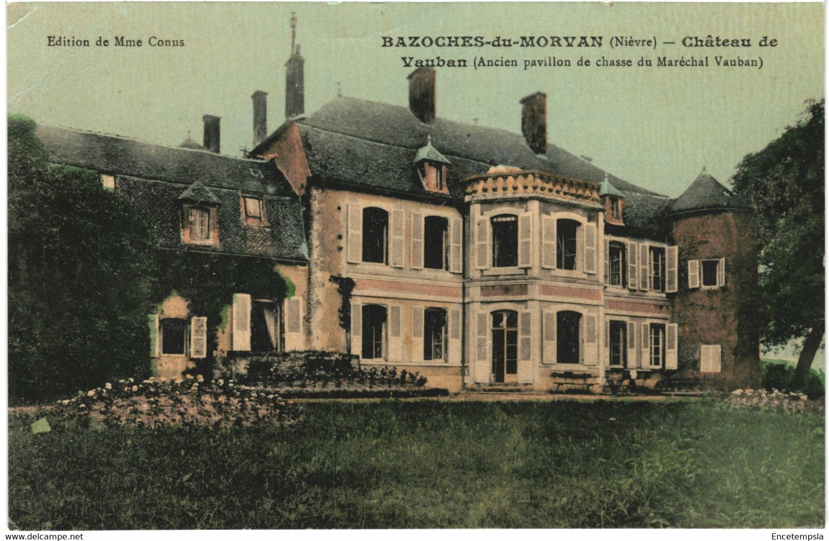 CPA-Carte Postale France Bazoches Du Morvan Château De Vauban 1917 VM55837 - Bazoches