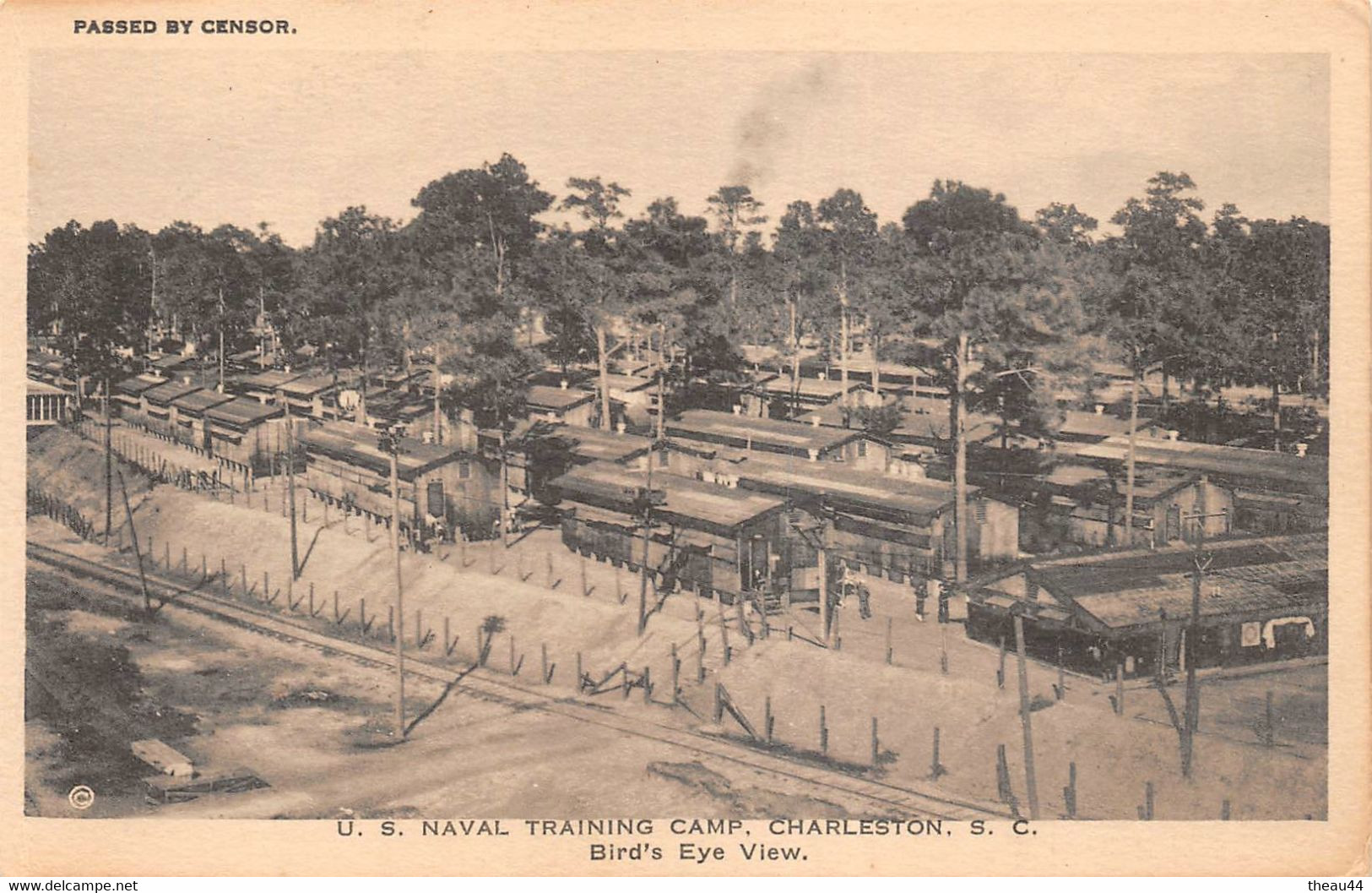 ¤¤  -  ETATS-UNIS  -  CAROLINE Du SUD  -  CHARLESTON   -  U.S. Naval Training Camp - Bird's Eye View  -  Militaires - Charleston