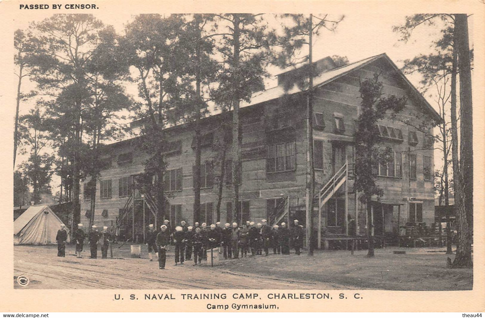 ETATS-UNIS - CAROLINE Du SUD - CHARLESTON - U.S. Naval Training Camp -  Camp Gymnasium  - Militaires - Charleston