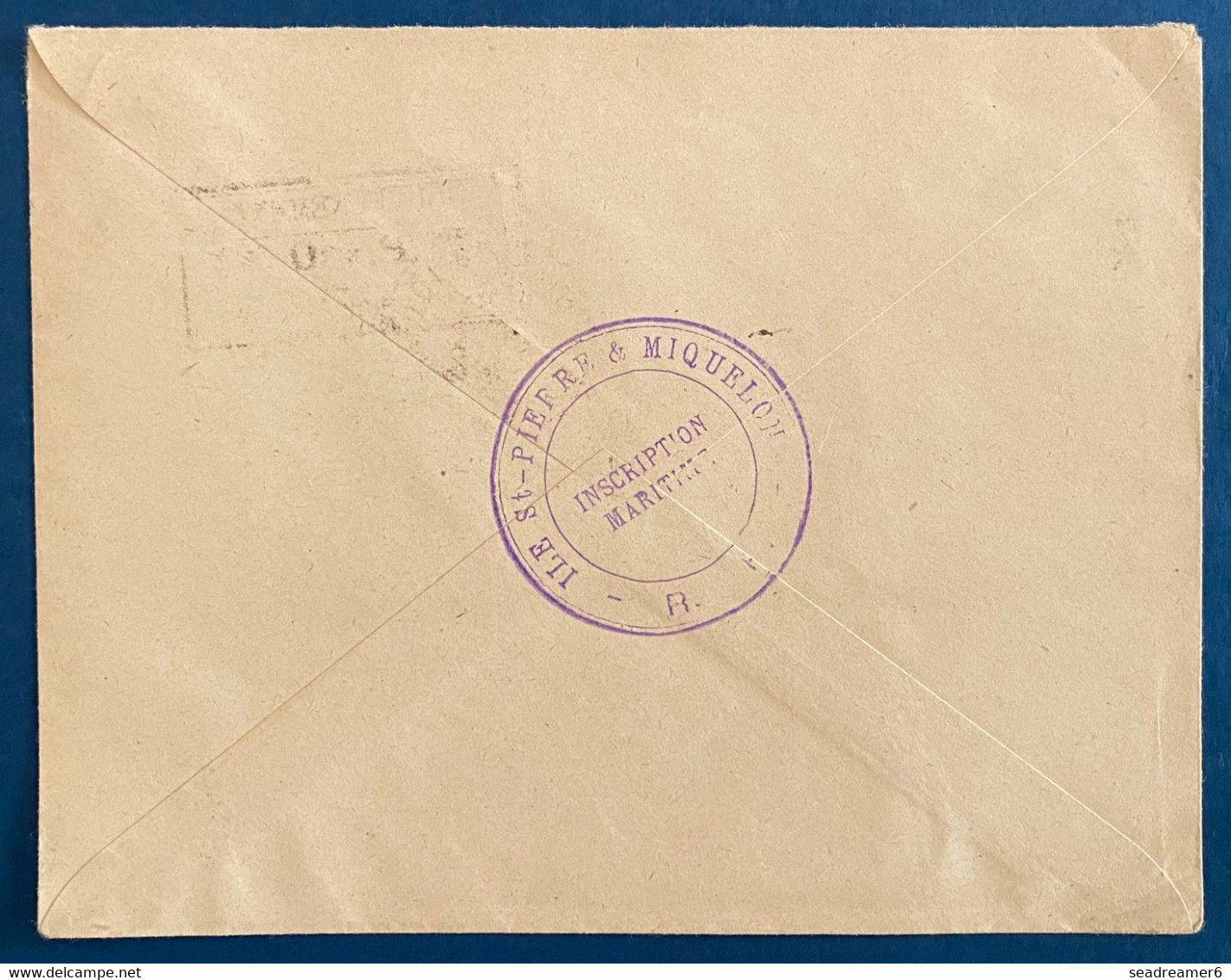 Lettre Griffe Provisoire St Pierre & Miquelon De 1926 PP 0 30 Du 29 6 1926 Pour Paris à L'expert MARQUELET Signé - Brieven En Documenten