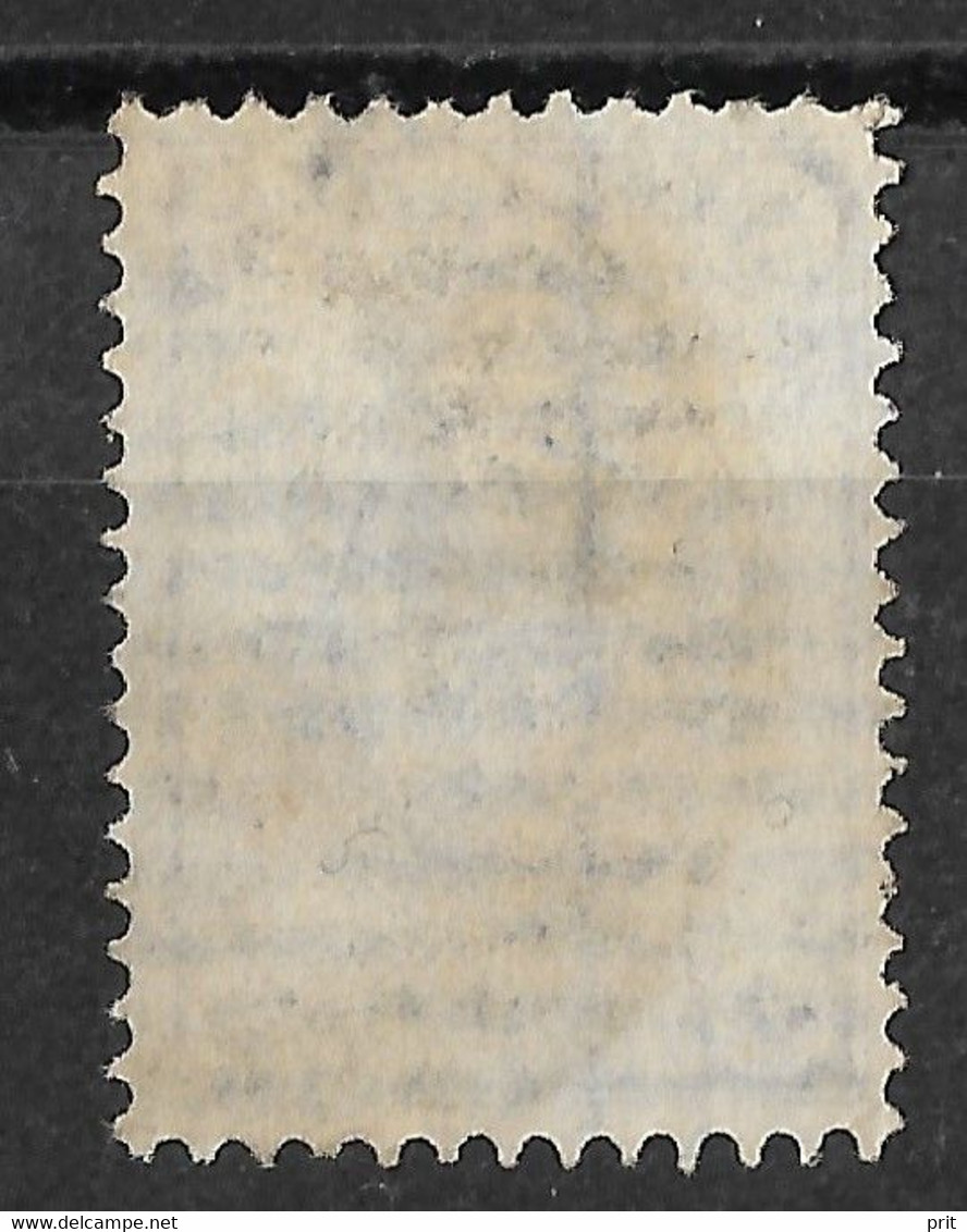 Russia 1889 5K Horizontally Laid Paper. Mi 48x/Sc 49. Elan Saratov Postmark Volga Area Елань Сар - Variétés & Curiosités