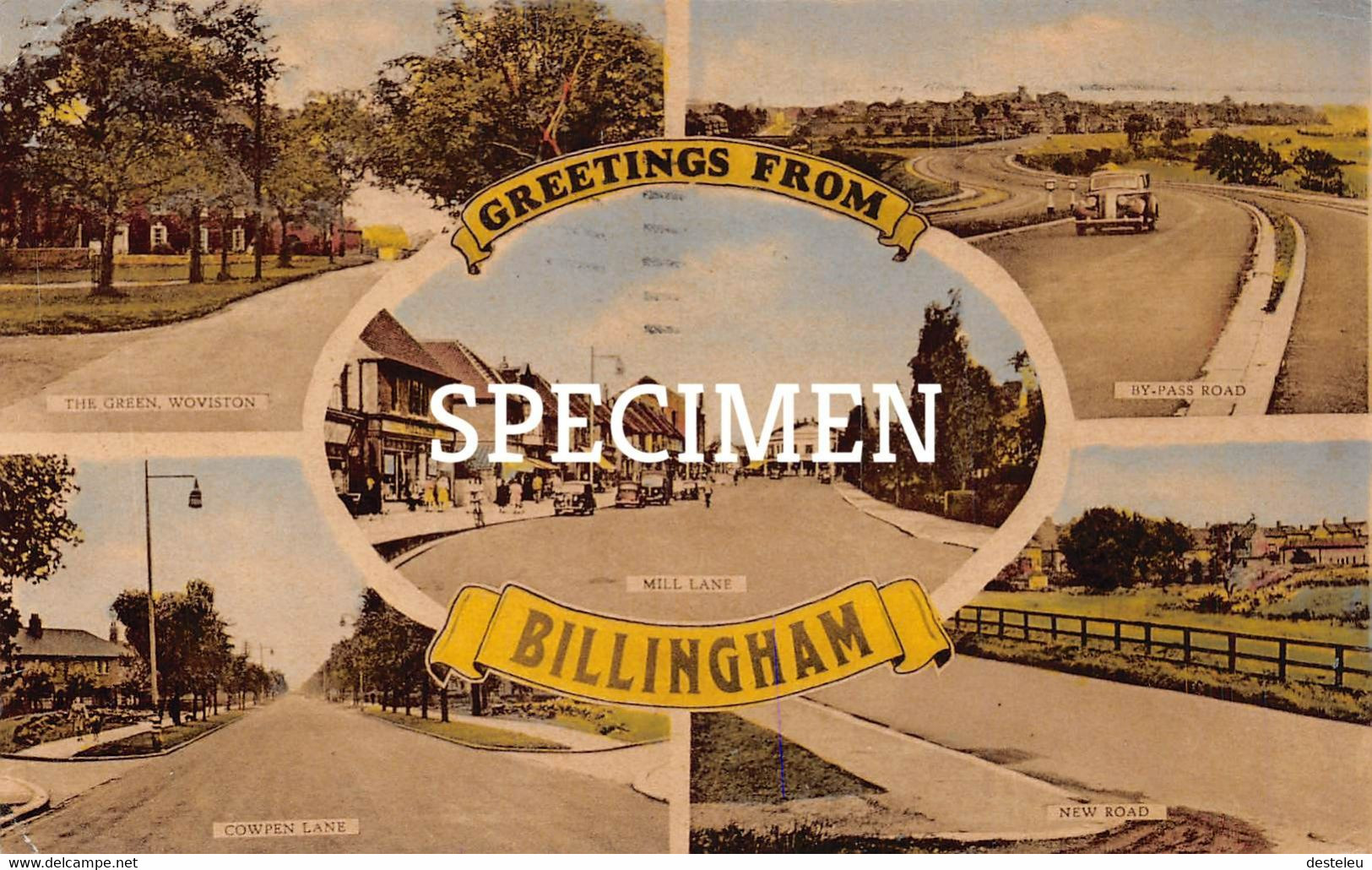 Greetings From Billingham - Stockton-on-tees