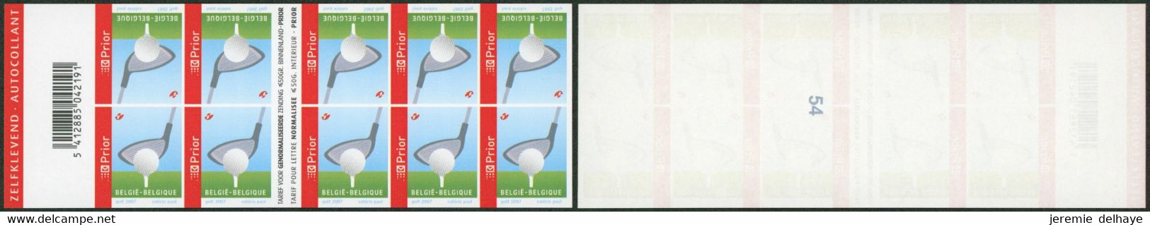 Non Dentelé (2007) - N°B71 à 73 Carnets De Timbres-poste / Sport : Bowling, Cyclisme, Golf - Sonstige & Ohne Zuordnung