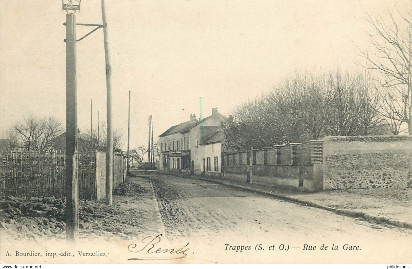 YVELINES  TRAPPES  Rue De La Gare - Trappes