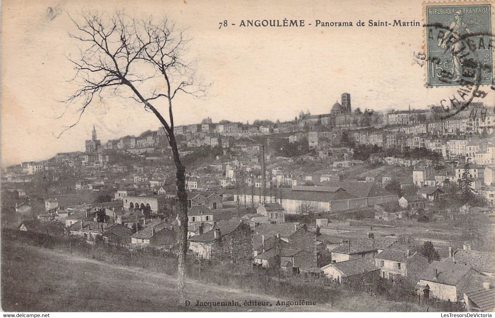 CPA - 16 - ANGOULEME - Panorama De Saint Martin - Editeur Jacquemain - Angouleme