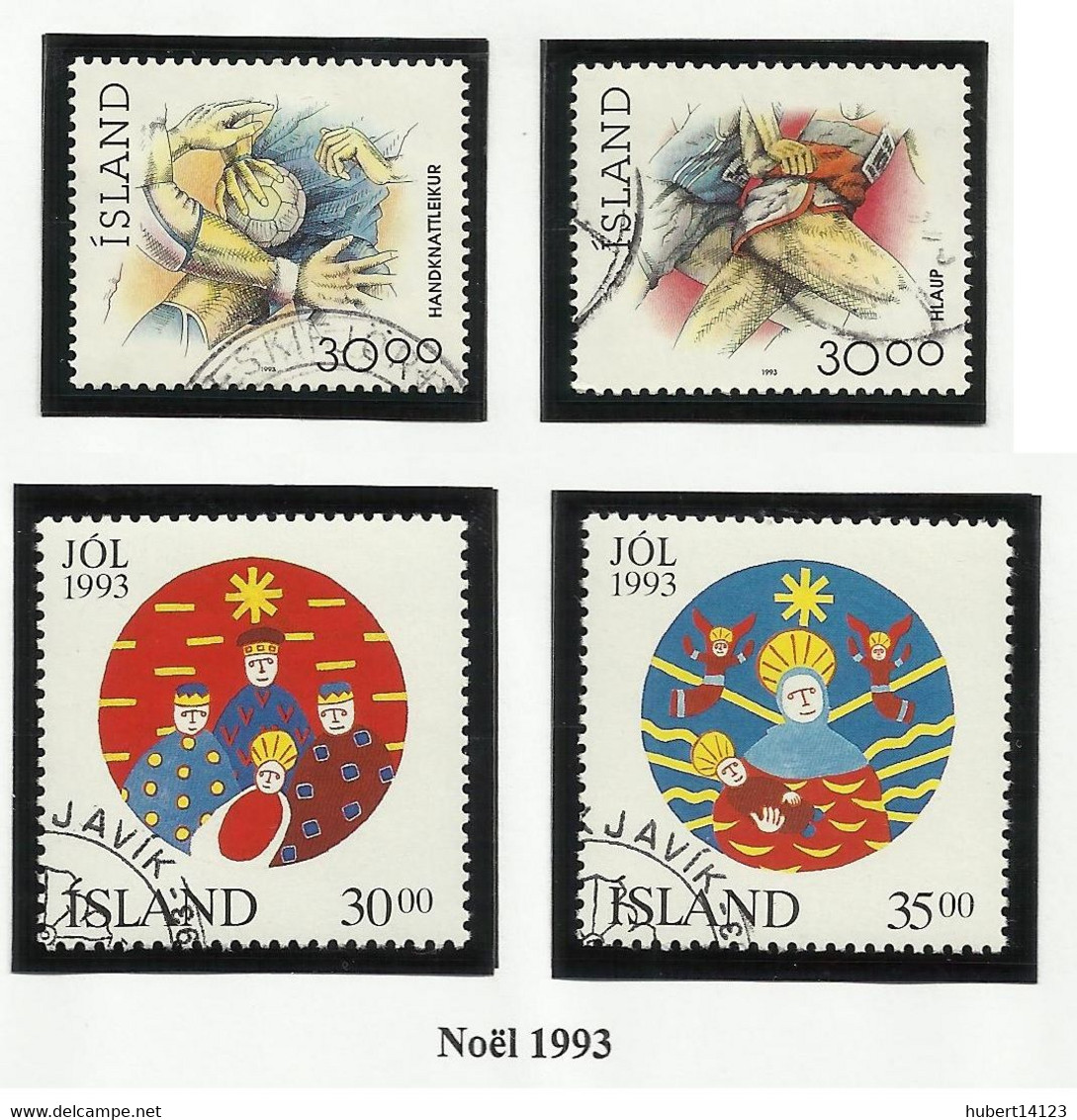 ISLANDE 1993  N° 733 à 749 + BLOC N° 14 - Autres & Non Classés