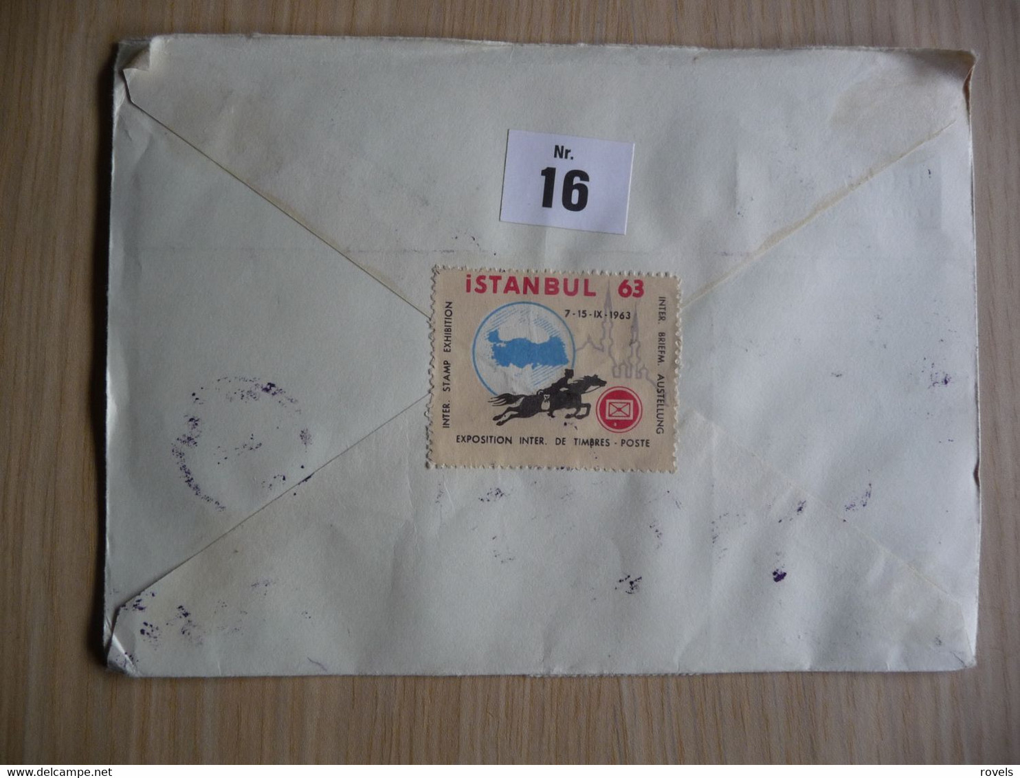 (7) Turkije Türkei * 1963 COVER FDC SENT TO WEST GERMANY SEE SCAN - Briefe U. Dokumente