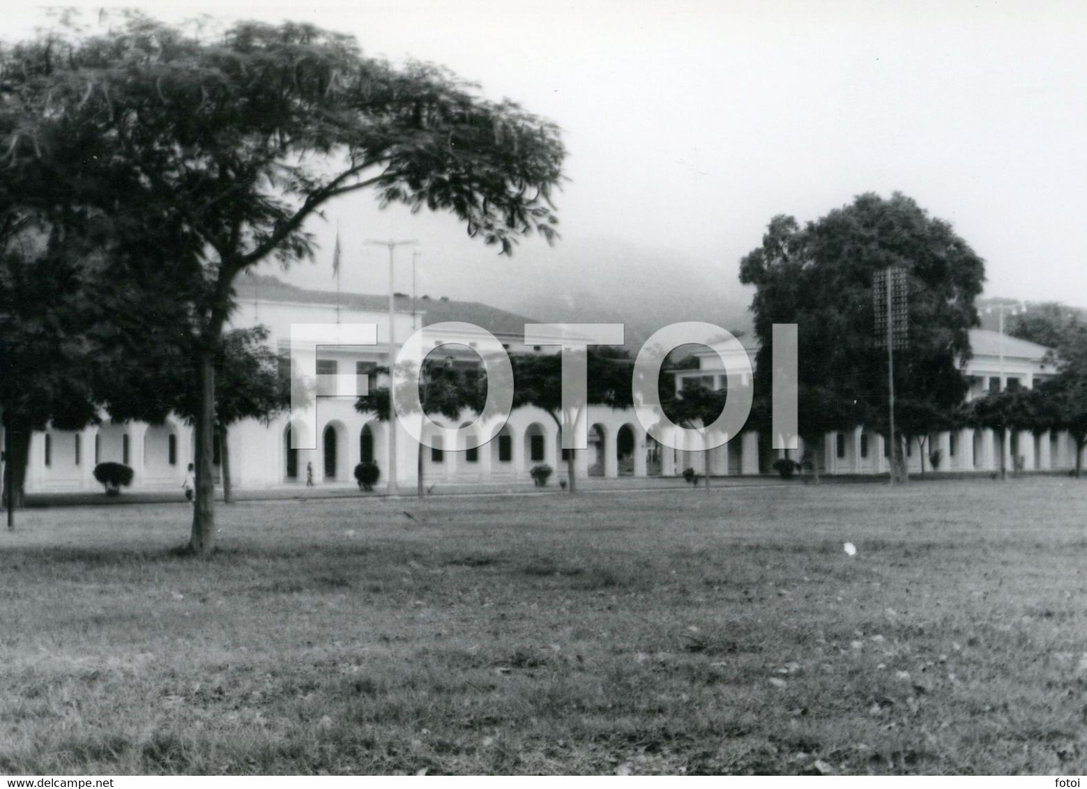 REAL PHOTO FOTO POSTCARD PALACE DILI TIMOR LESTE ASIA POSTAL CARTE POSTALE - Oost-Timor