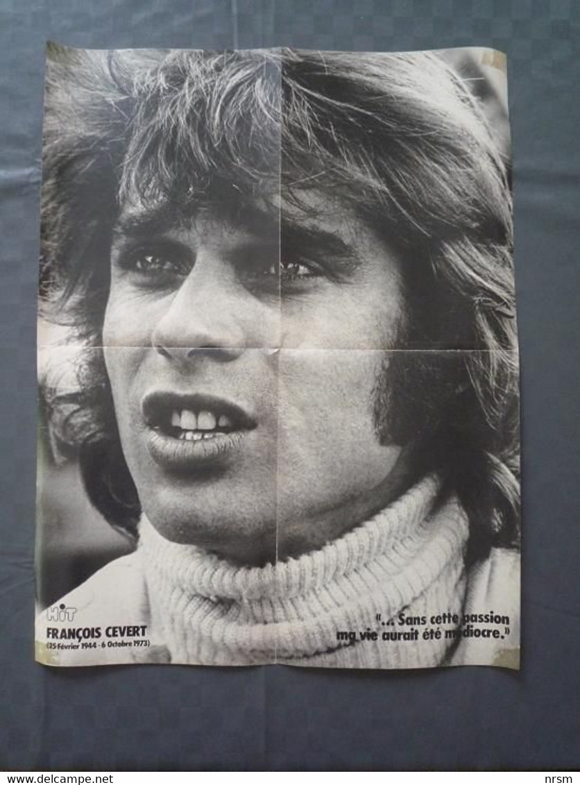 Poster Années 70 / Patrick Juvet - François Cevert / Hit Magazine - Afiches & Pósters