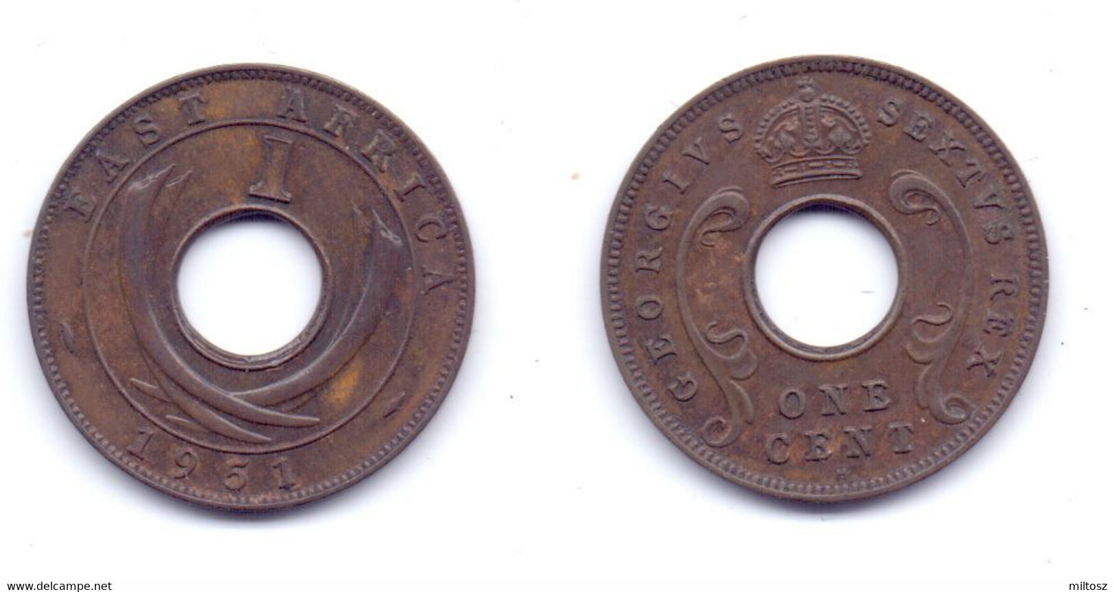 East Africa 1 Cent 1951 H - Britische Kolonie