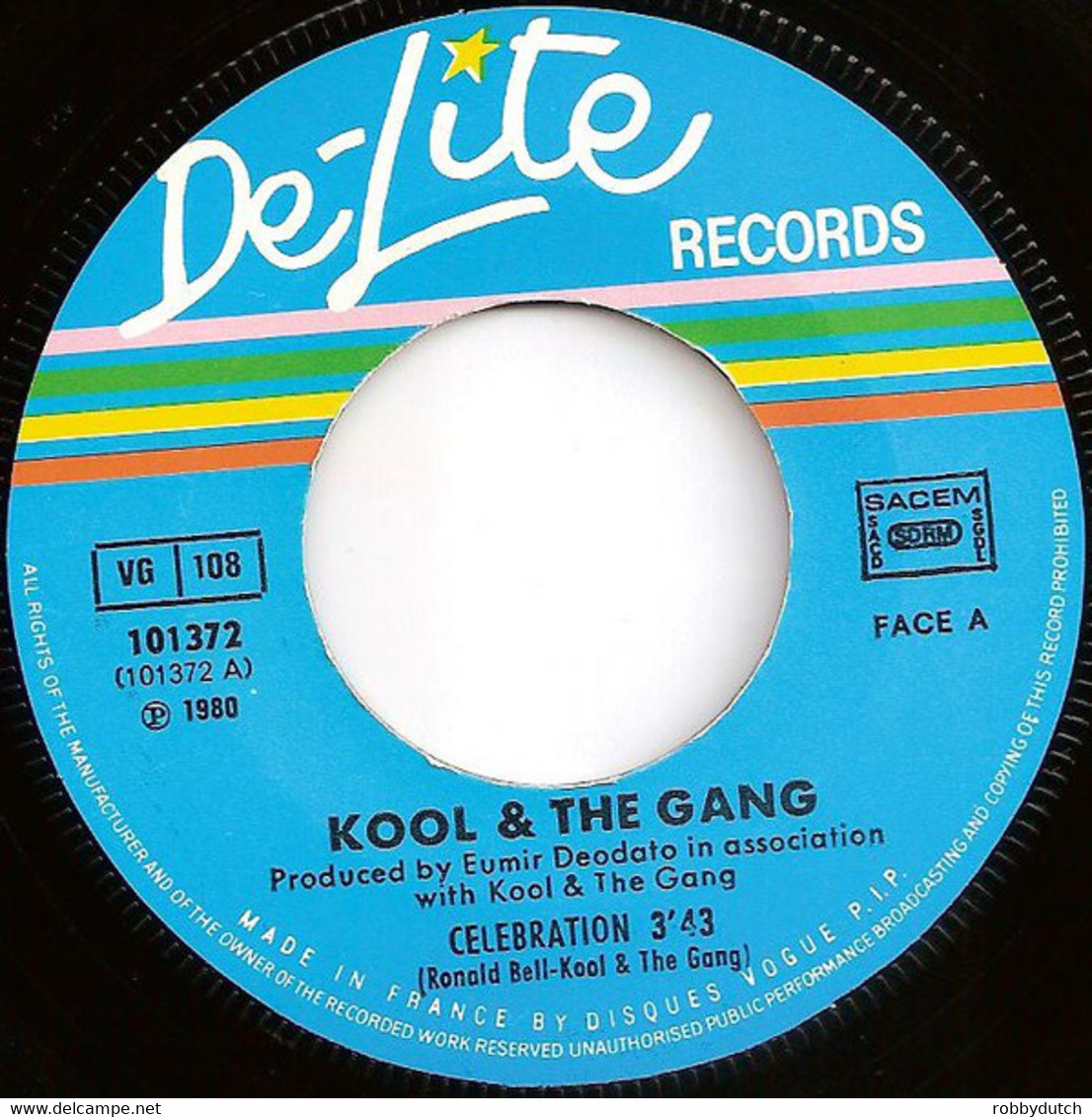 * 7" *  KOOL & THE GANG - CELEBRATION (France 1980 EX) - Soul - R&B