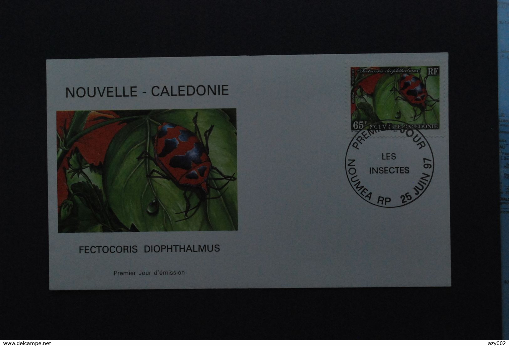 Nouvelle Calédonie - 1997 - 3 Enveloppes 1er Jour : Insectes De Nouvelle-Calédonie - Papillons & Coléoptères - - Storia Postale