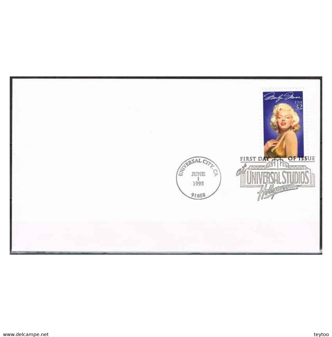 C1437/ Estados Unidos 1995. FDC Marilyn Monroe (NS) - FDC2570 - 1991-2000