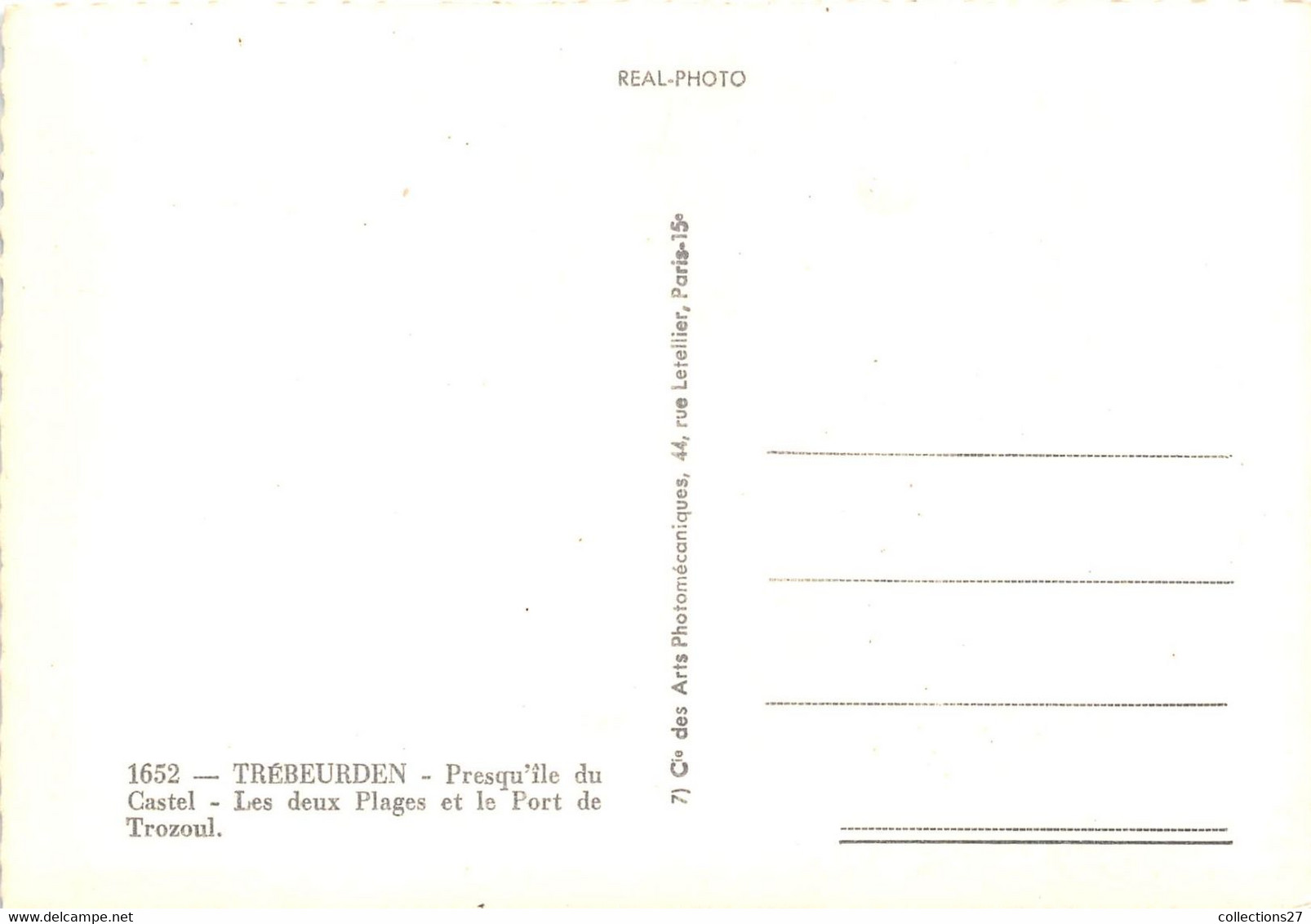 22-TREBEURDEN- PRESQY'IL DU CASTEL LES DEUX PLAGES ET LE PORT DE TROZOUL - Trébeurden