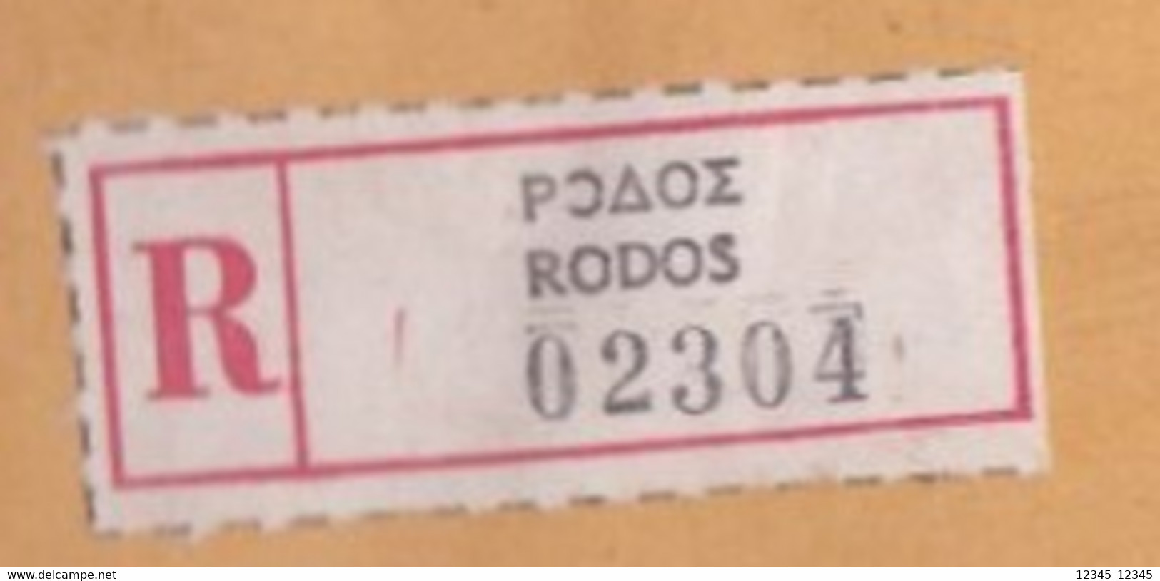 Griekenland 1983, Registered Letter From Rodos To Netherland - Briefe U. Dokumente