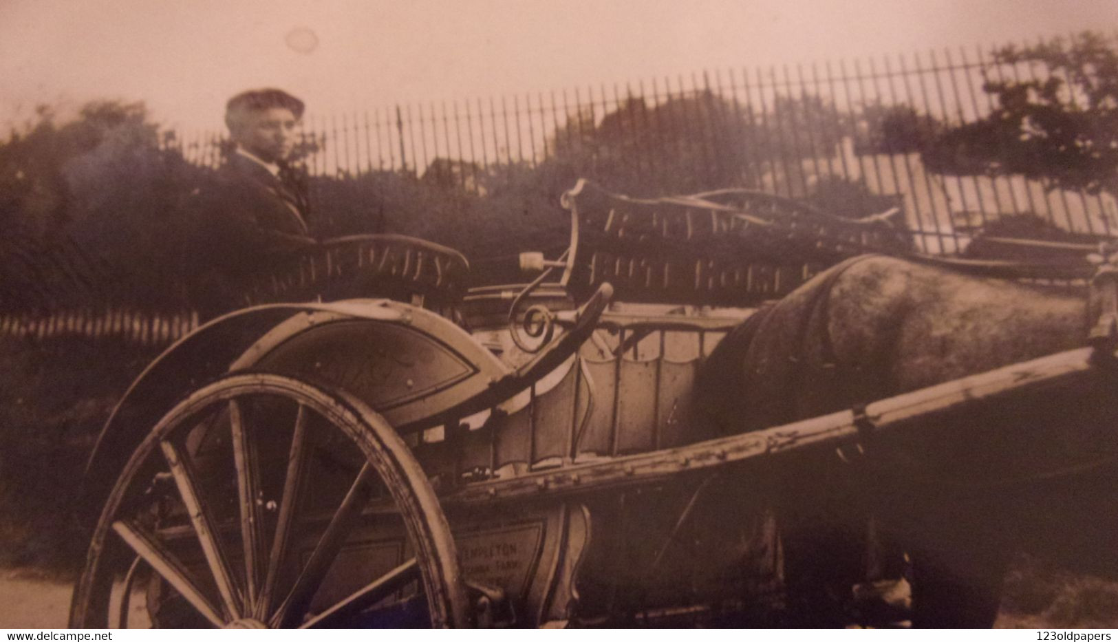 ♥️ ♥️  CARDIFF CARTE PHOTO ATTELAGE MILK DAILY  NORTH ROAD BLACKWEIR CARDIFF  CHEVAL MARCHAND LIVREUR DE LAIT - Other & Unclassified