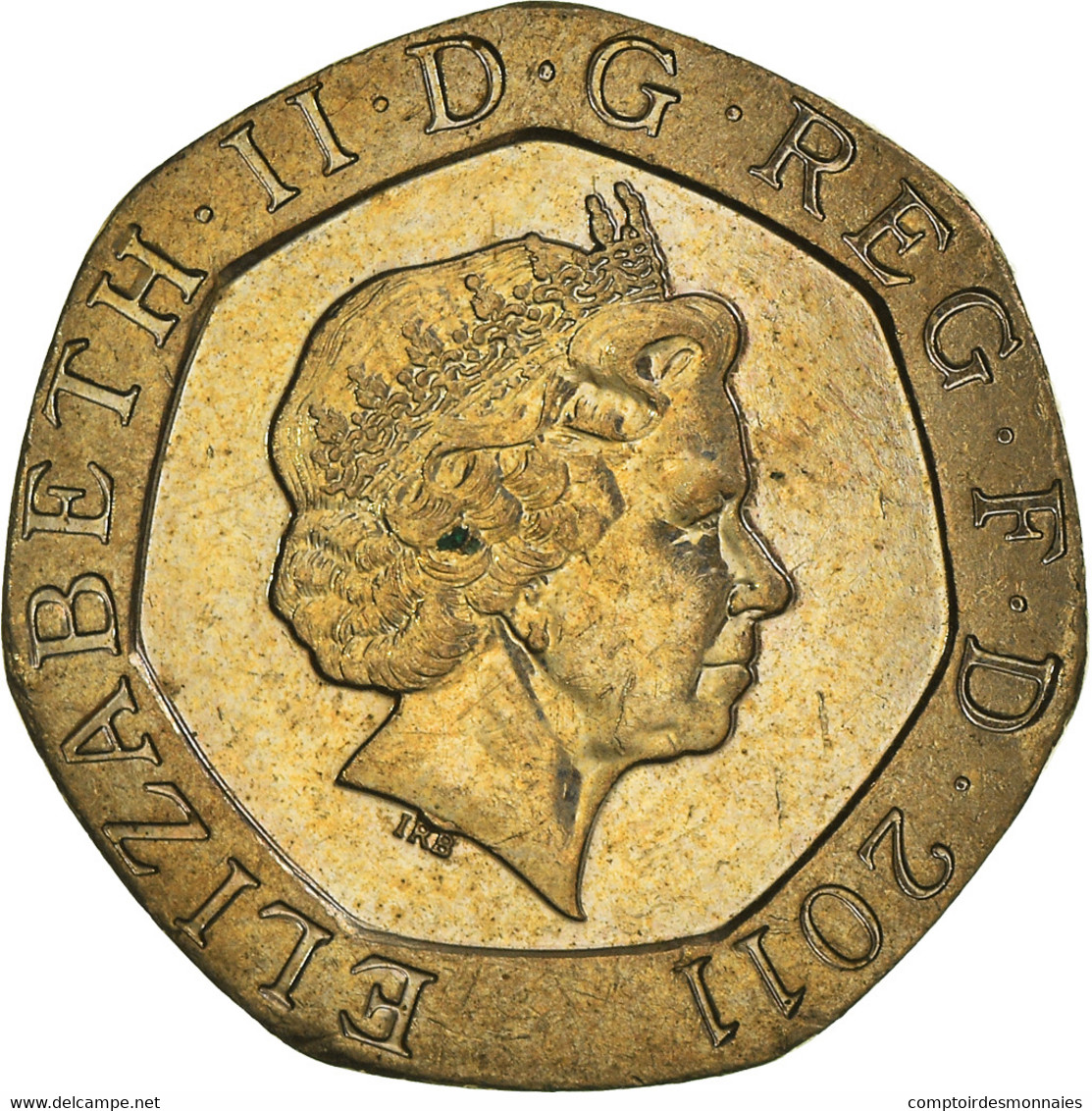 Monnaie, Grande-Bretagne, Elizabeth II, 20 Pence, 2011, TTB, Cupro-nickel - 20 Pence