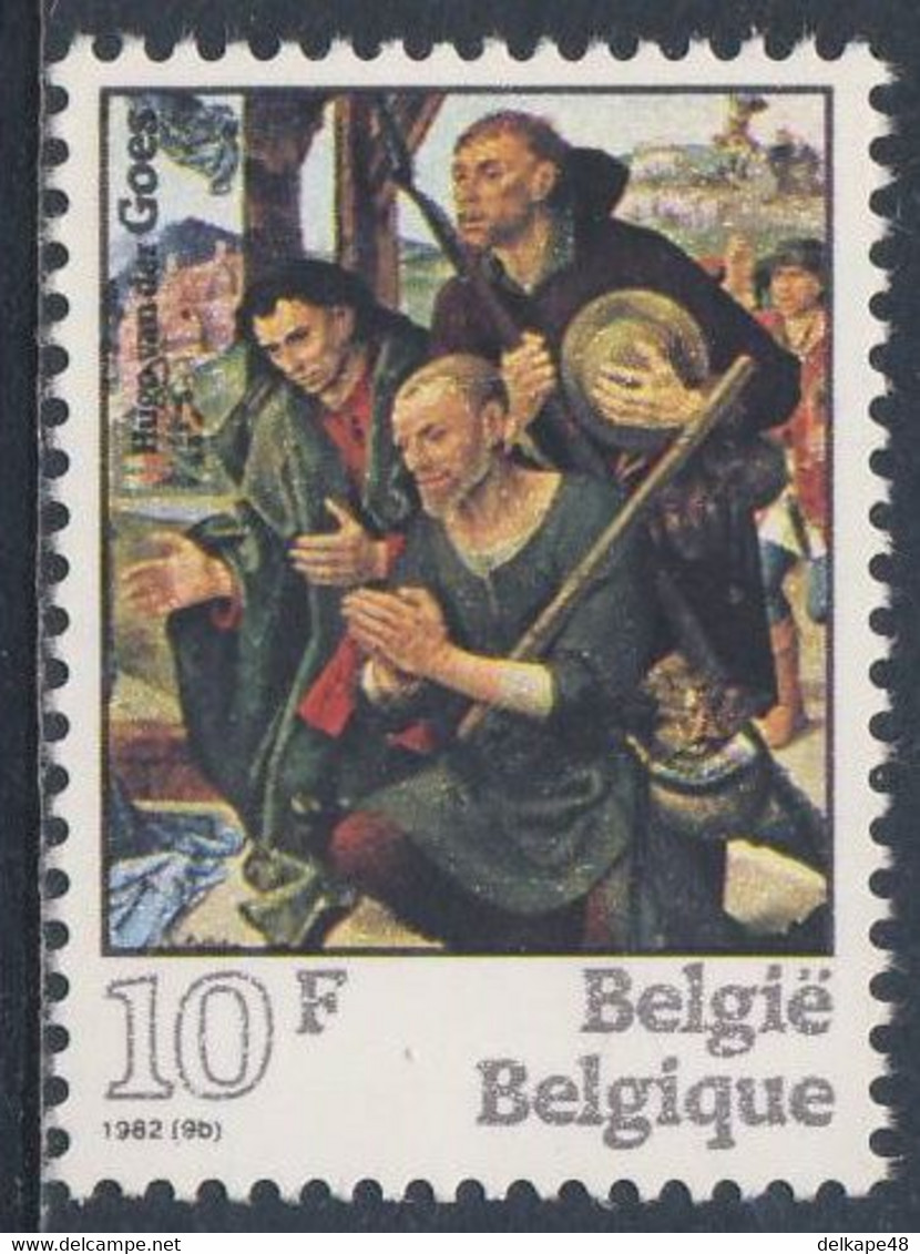 Belgie Belgique Belgium 1982 Mi 2113 YT 2061 SG 2708 ** Anbetung Der Hirten, Hugo Van Der Goes / Adoration Of  Sheperds - Paintings