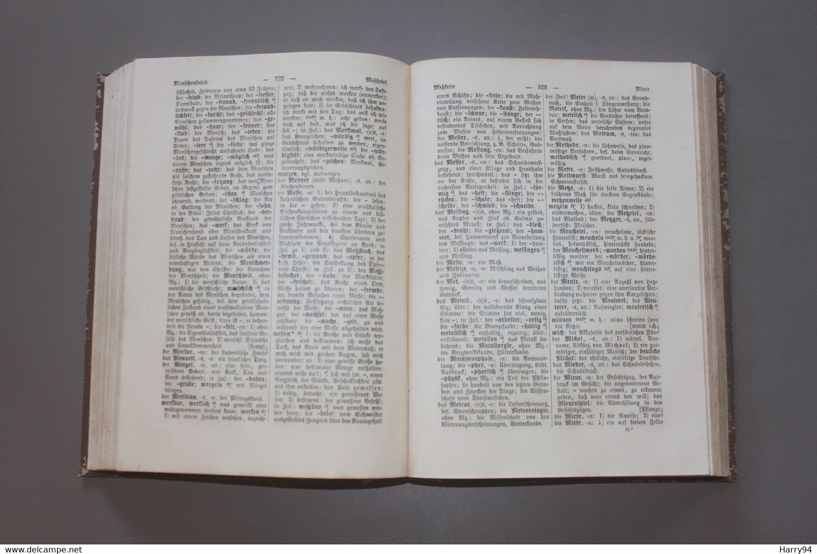 Dictionnaire Allemand Hoffmann  Leipzig 1910 - Wörterbücher 