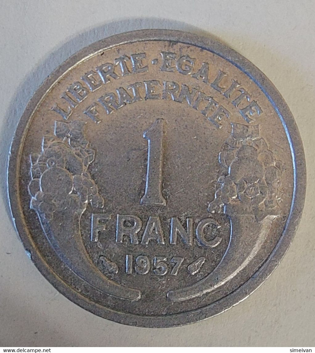 France 1 Franc 1957 Frankreich #0848 - 1 Franc