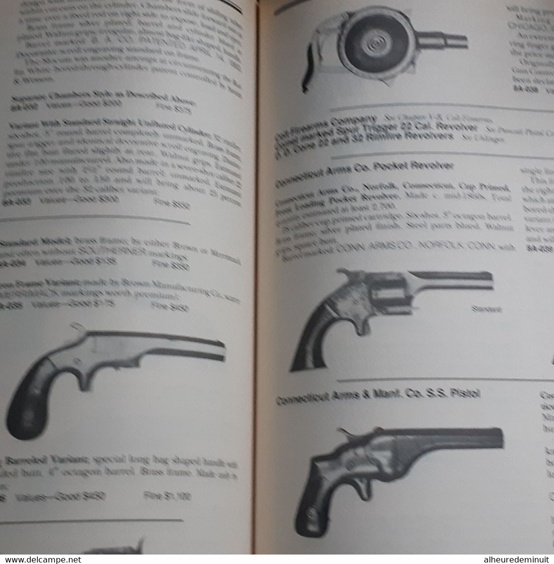 flayderman's guide to antique american firearms"1990"Armes"fusils"révolvers"complete handbook of American gun collecting