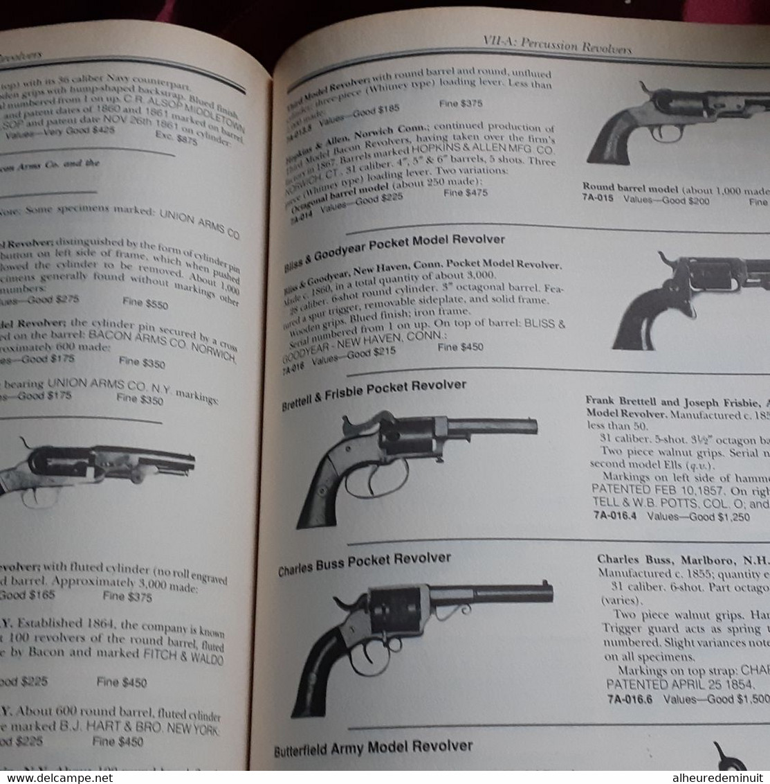 flayderman's guide to antique american firearms"1990"Armes"fusils"révolvers"complete handbook of American gun collecting